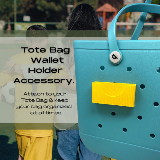 Boglets PREMIUM - Wallet Holder Accessories - Premium Collection - Compatible with Bogg Bag, Simply Southern & other Tote Bags - Decorative Accessories & Organizers - Made in USA - [Yellow]