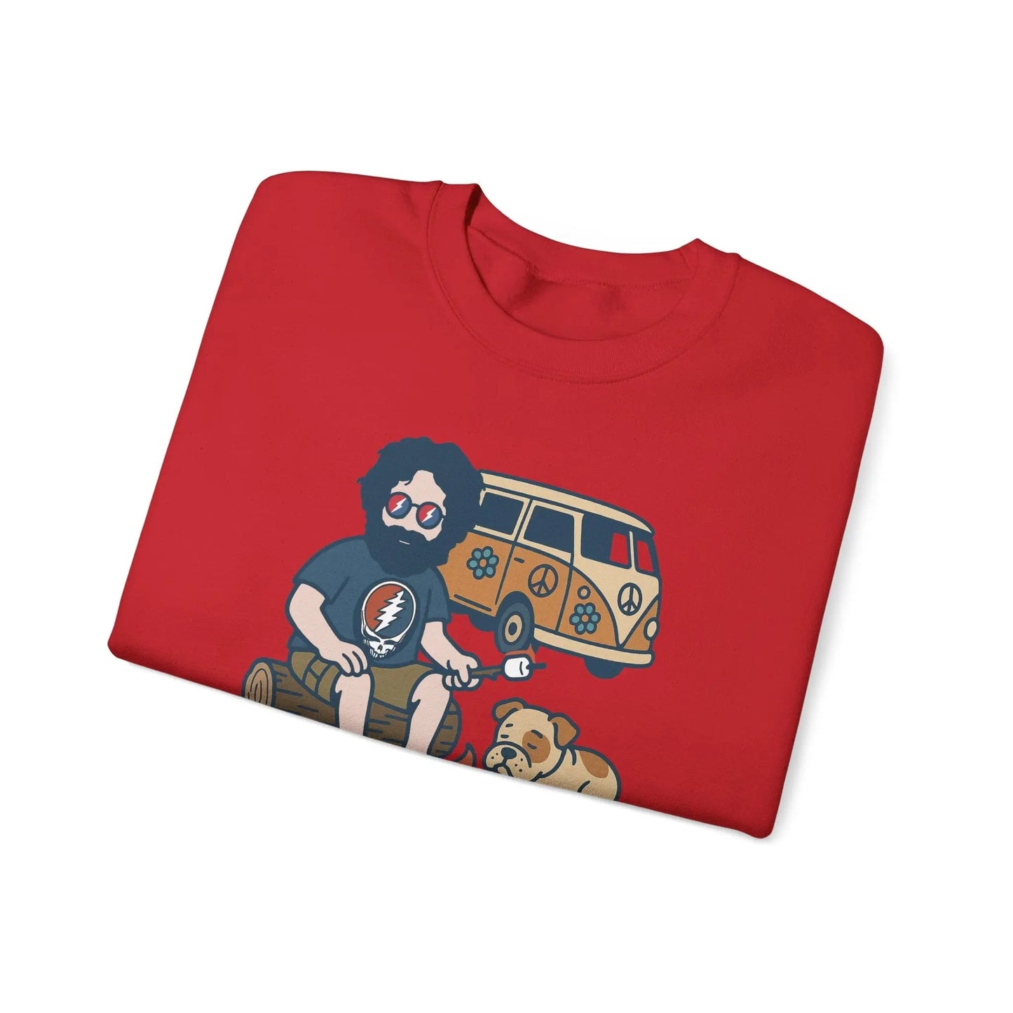 Jerry and Frank are Camping | Life is dead.® Crewneck | Grateful Dead