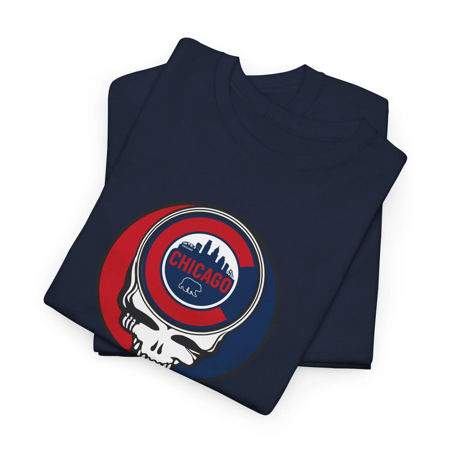 Chicago Cubs original Stealie × Grateful Dead Tee