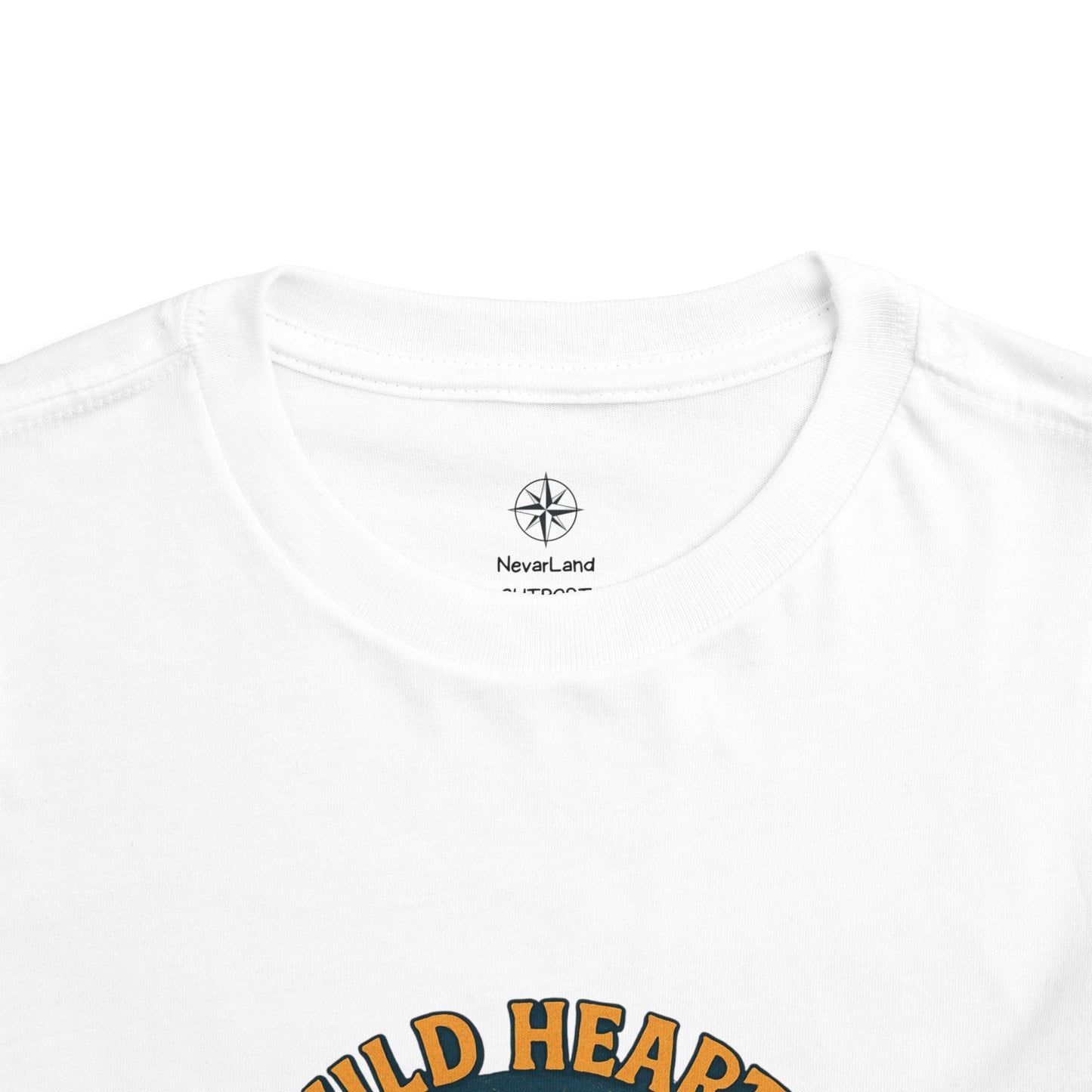 "Wild Hearts Never Lost" Bear Guitar Campfire - Toddler Tee