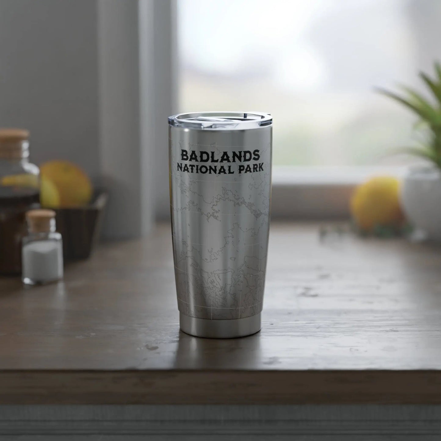Badlands National Park Topographic Tumbler 20oz USGS