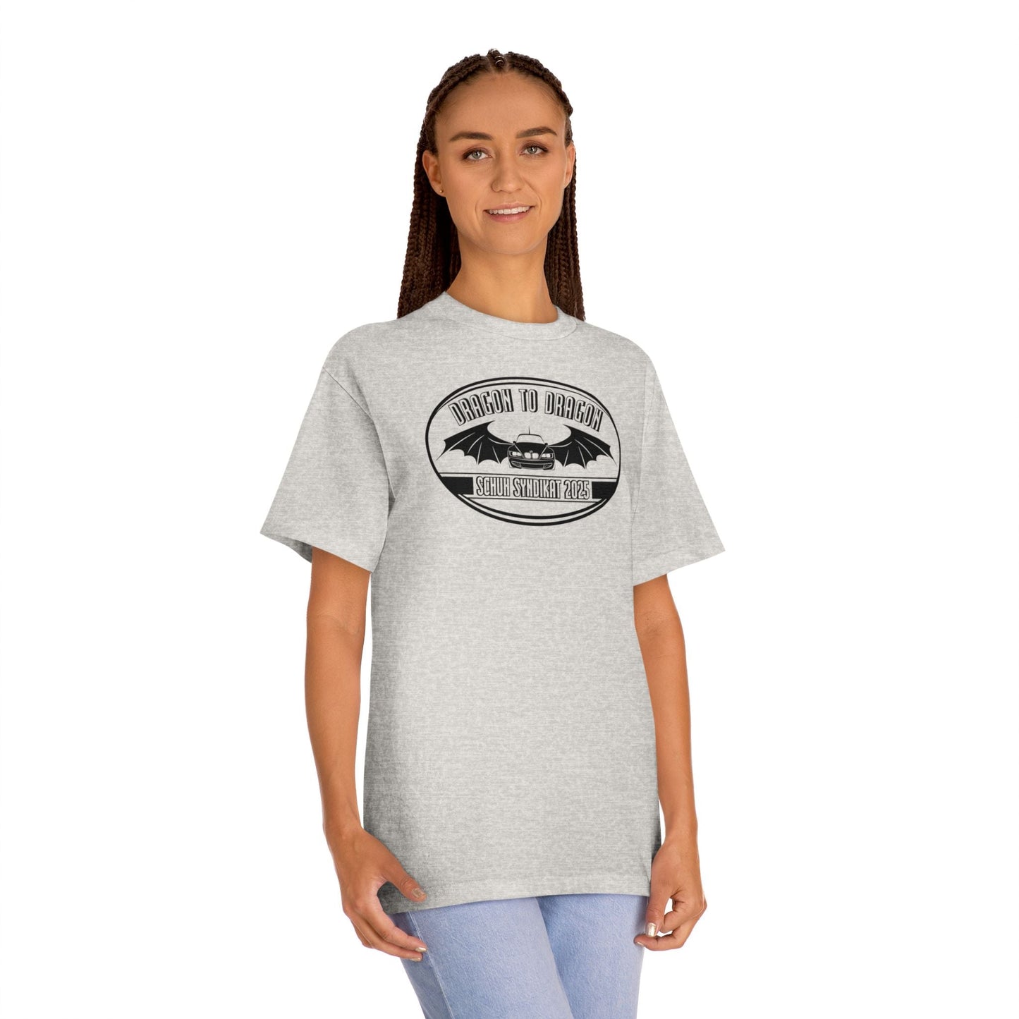 Schuh Syndikat Dragon to Dragon 2025 Light Color Tee - Unisex American Apparel Classic T-Shirt