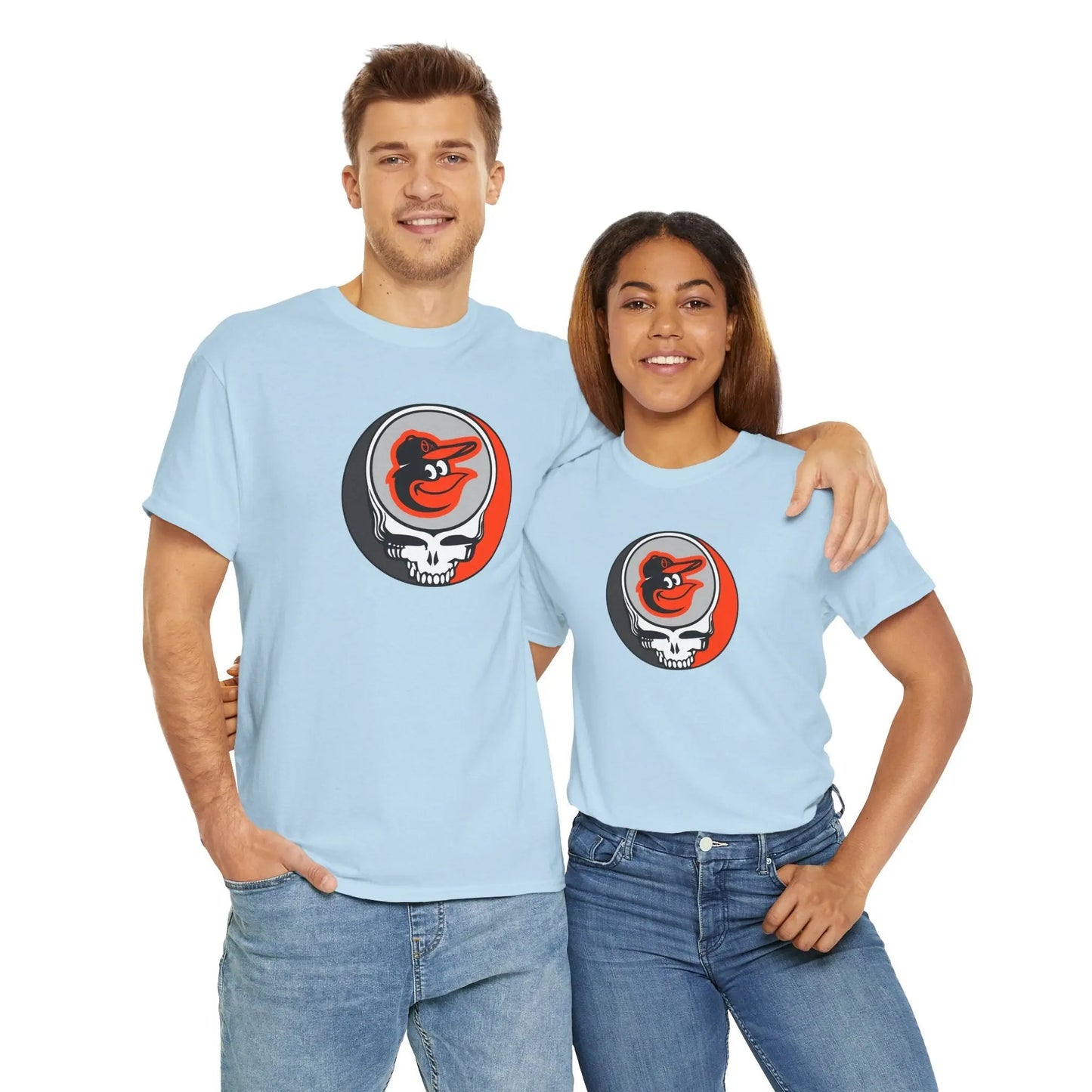 Baltimore Orioles Logo Stealie × Grateful Dead Tee