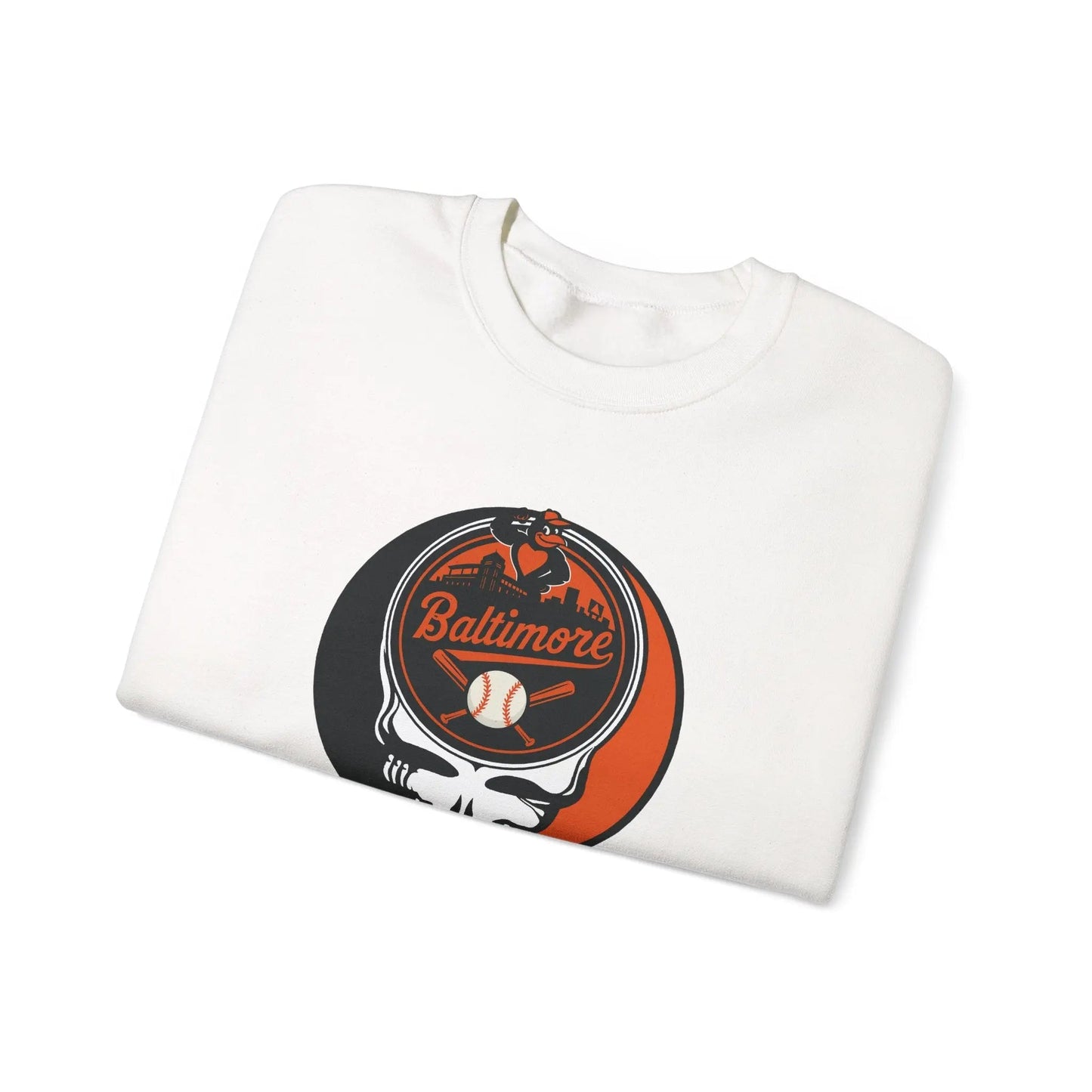 Baltimore Orioles Original Stealie × Grateful Dead Crewneck