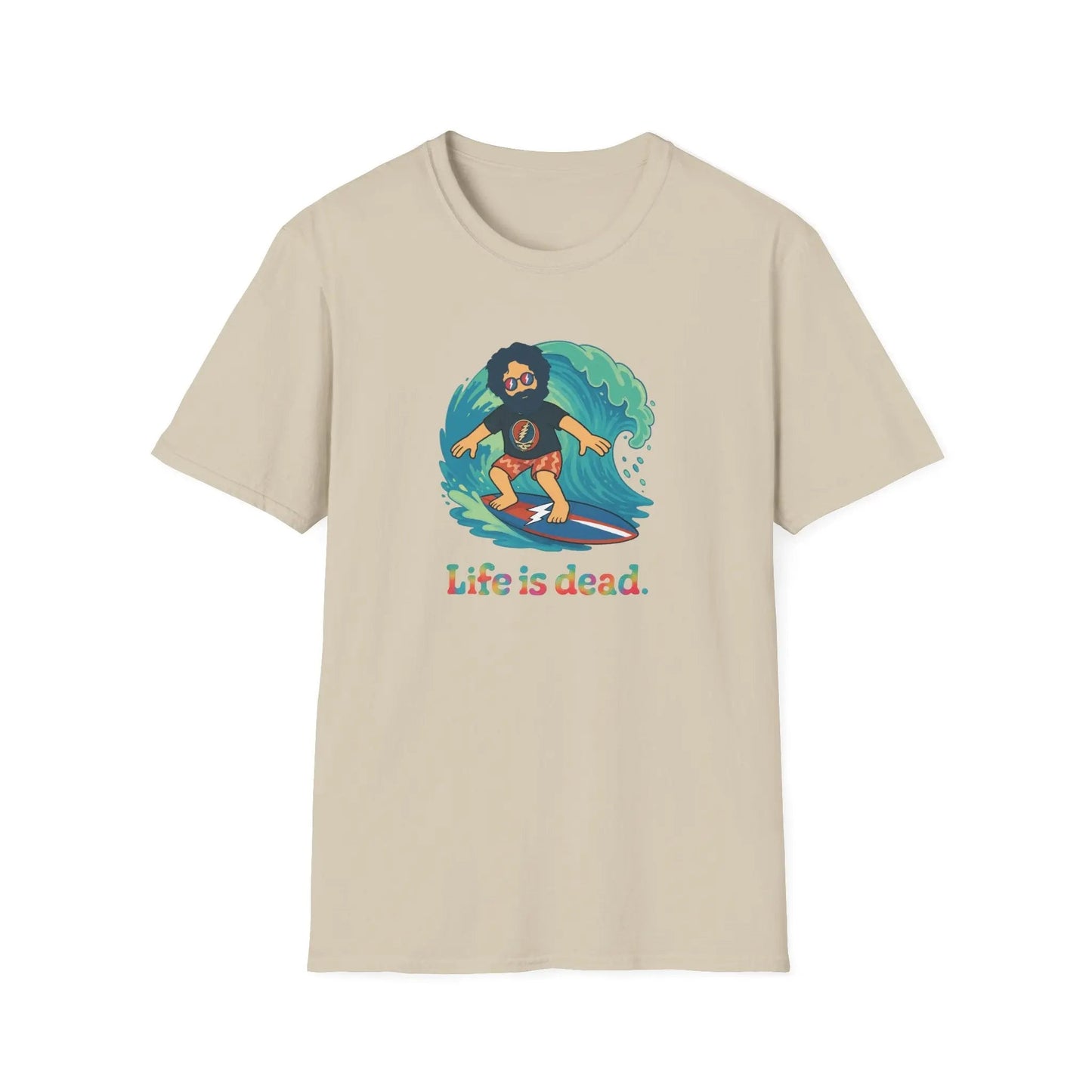 Surfin' Jerry - Life is dead.® × Grateful Dead Tee