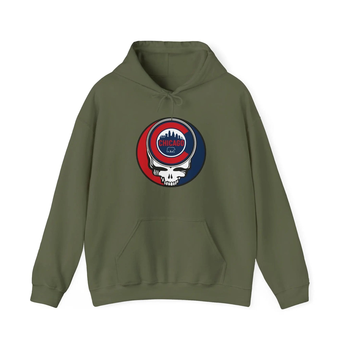 Chicago Cubs Original Stealie × Grateful Dead Hoodie