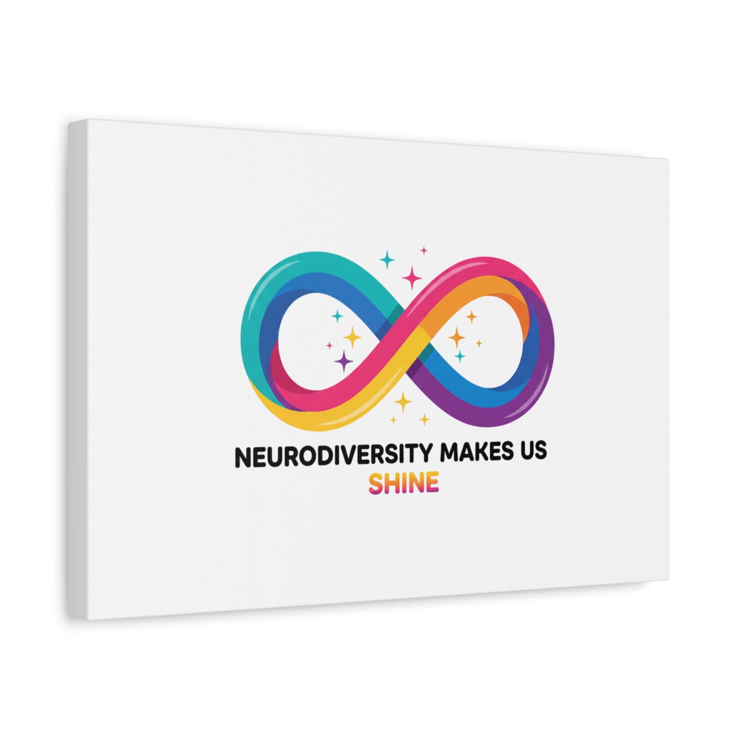 Neurodiversity Makes Us Shine Canvas | Autism Acceptance, Autistic Pride