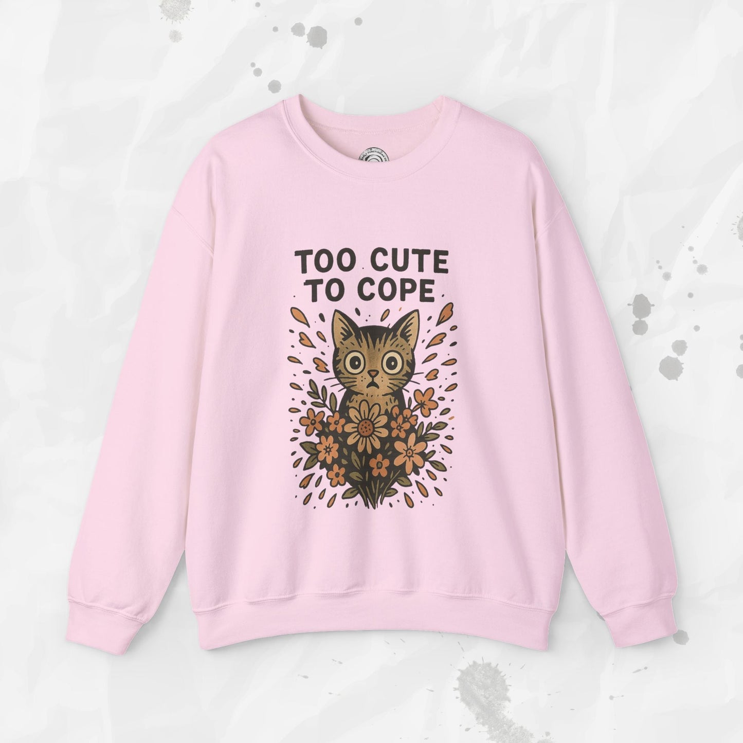 Too Cute to Cope - Crewneck Sweatshirt