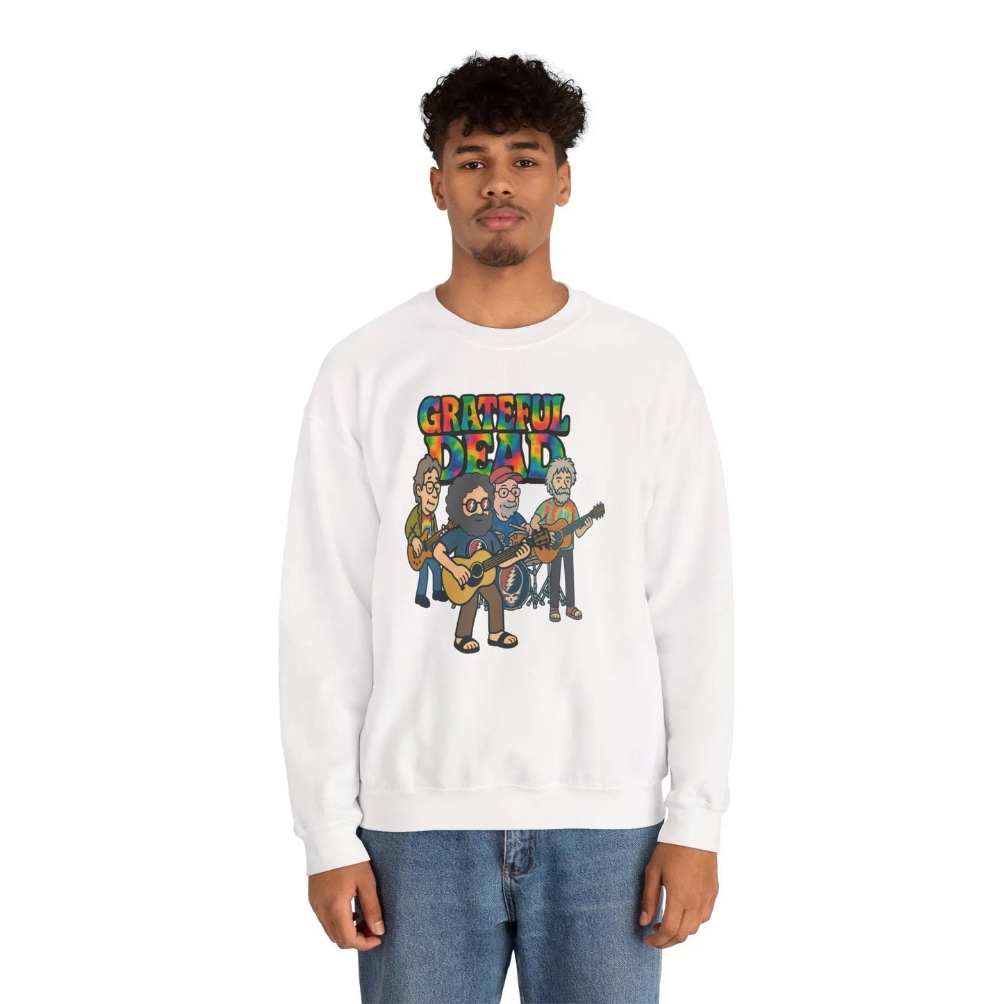 Jerry and The Band | Life is dead.® Crewneck | Grateful Dead