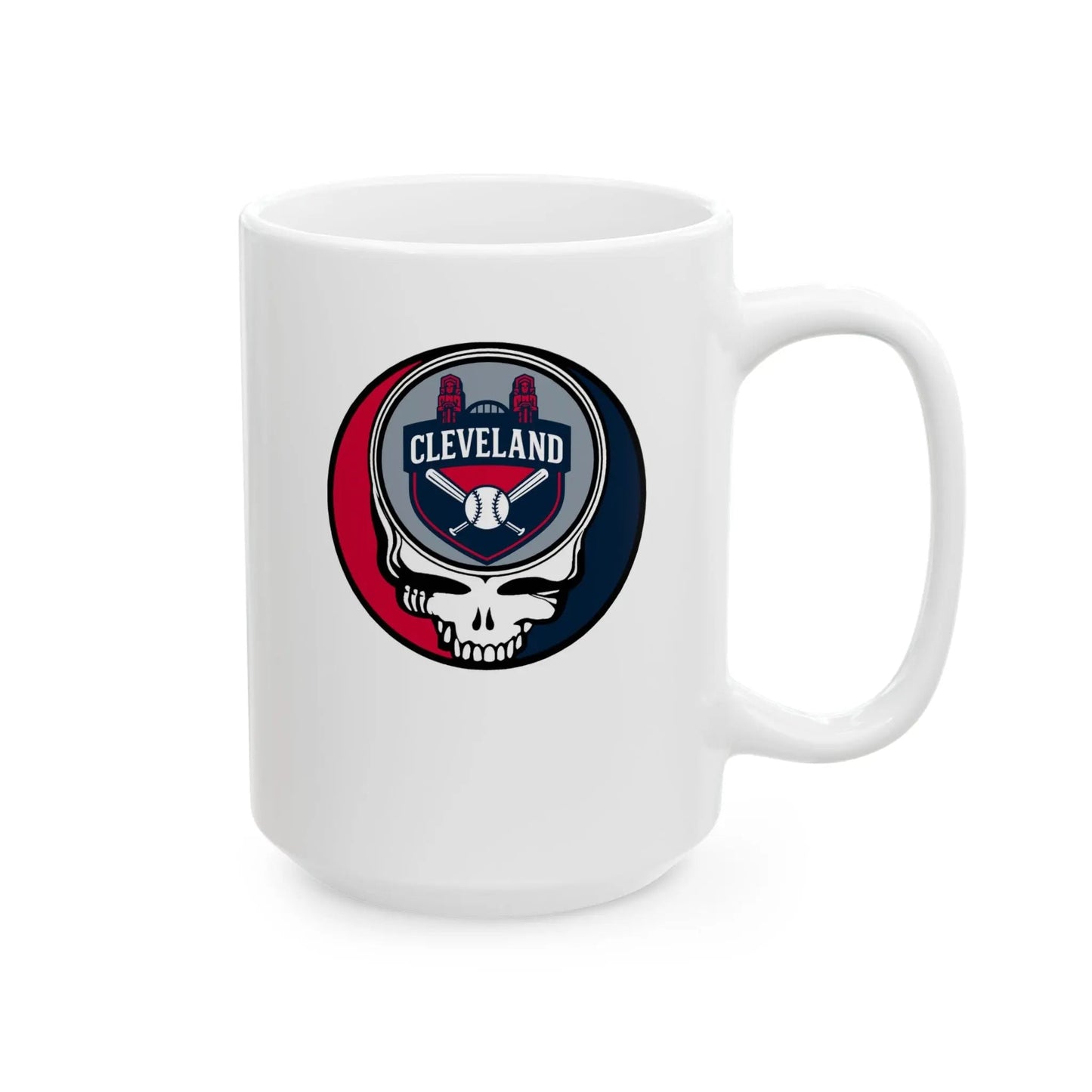 Cleveland Guardians Original Stealie Grateful Dead Coffee Mug