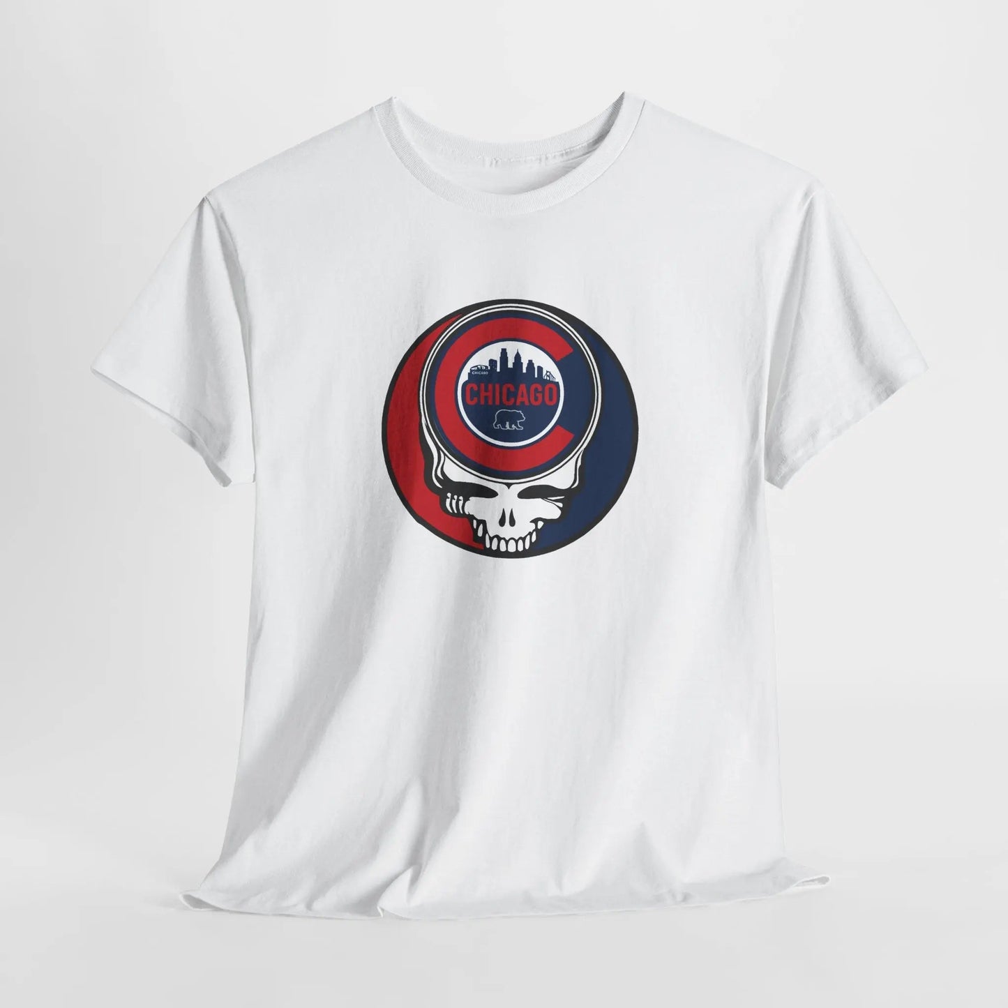 Chicago Cubs original Stealie × Grateful Dead Tee