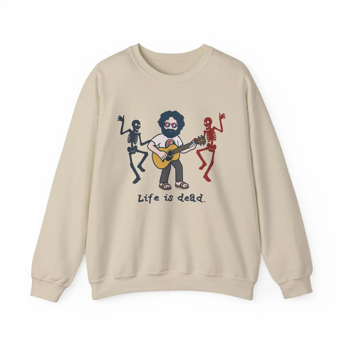 Jerry's Jammin' | Life is dead.® Crewneck | Grateful Dead
