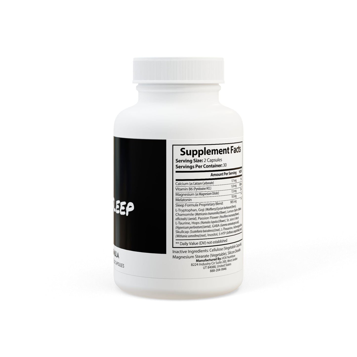 "Stay Asleep" - Sleep Supplement (60 Capsules)
