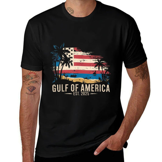 Vintage Gulf Of USA America Gulf of Mexico Or America Durable T-Shirt