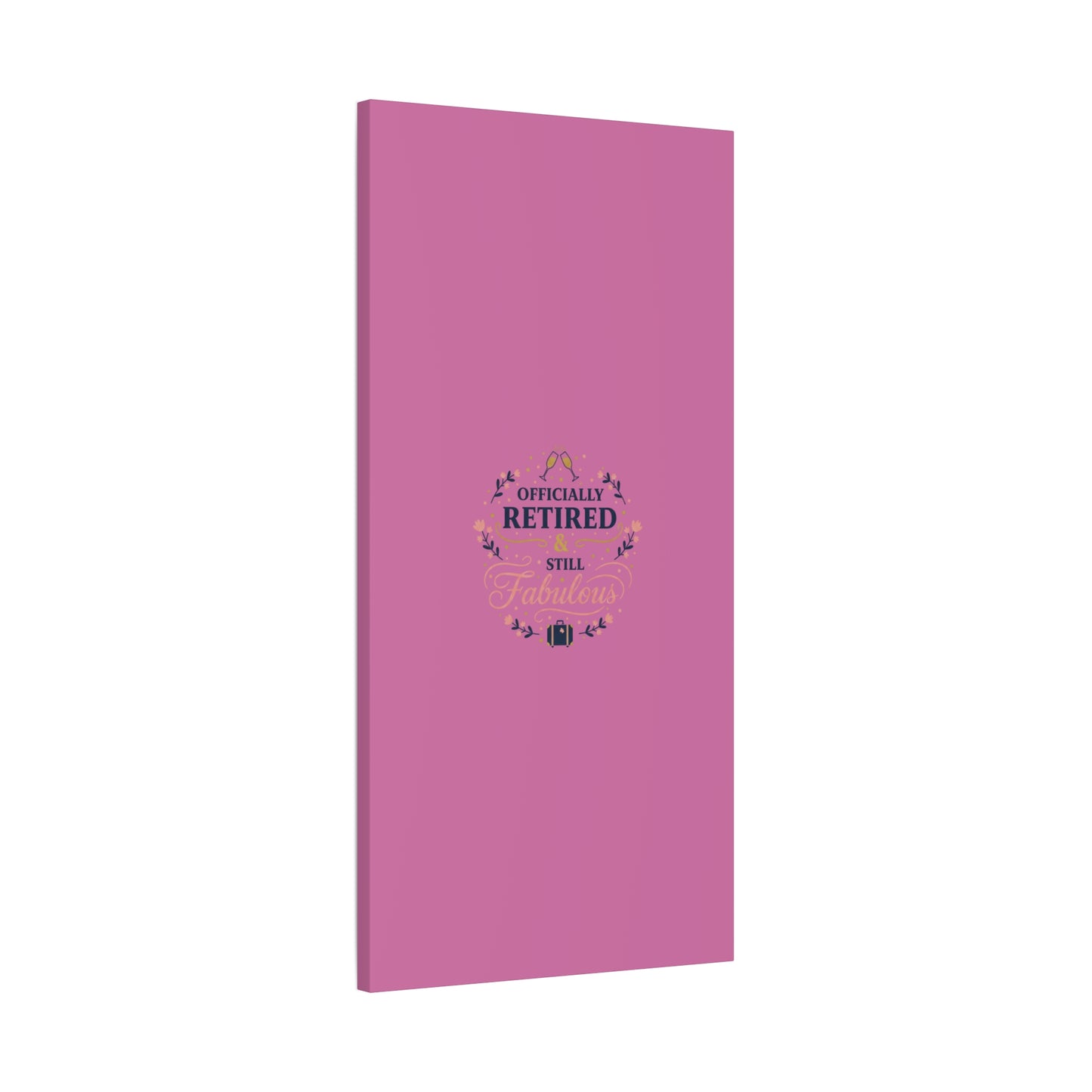 Officially Retired & Still Fabulous Canvas, retirement gifts for women | personalized retirement gifts