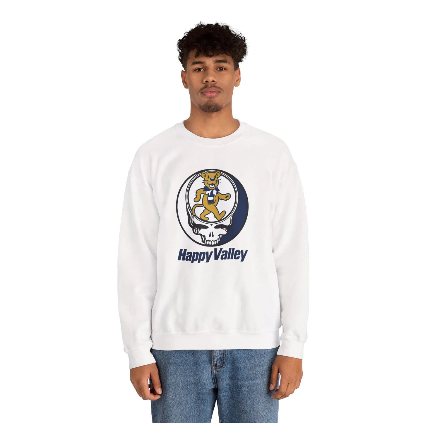 Happy Valley Dancing Lion Stealie Crewneck | Grateful Dead