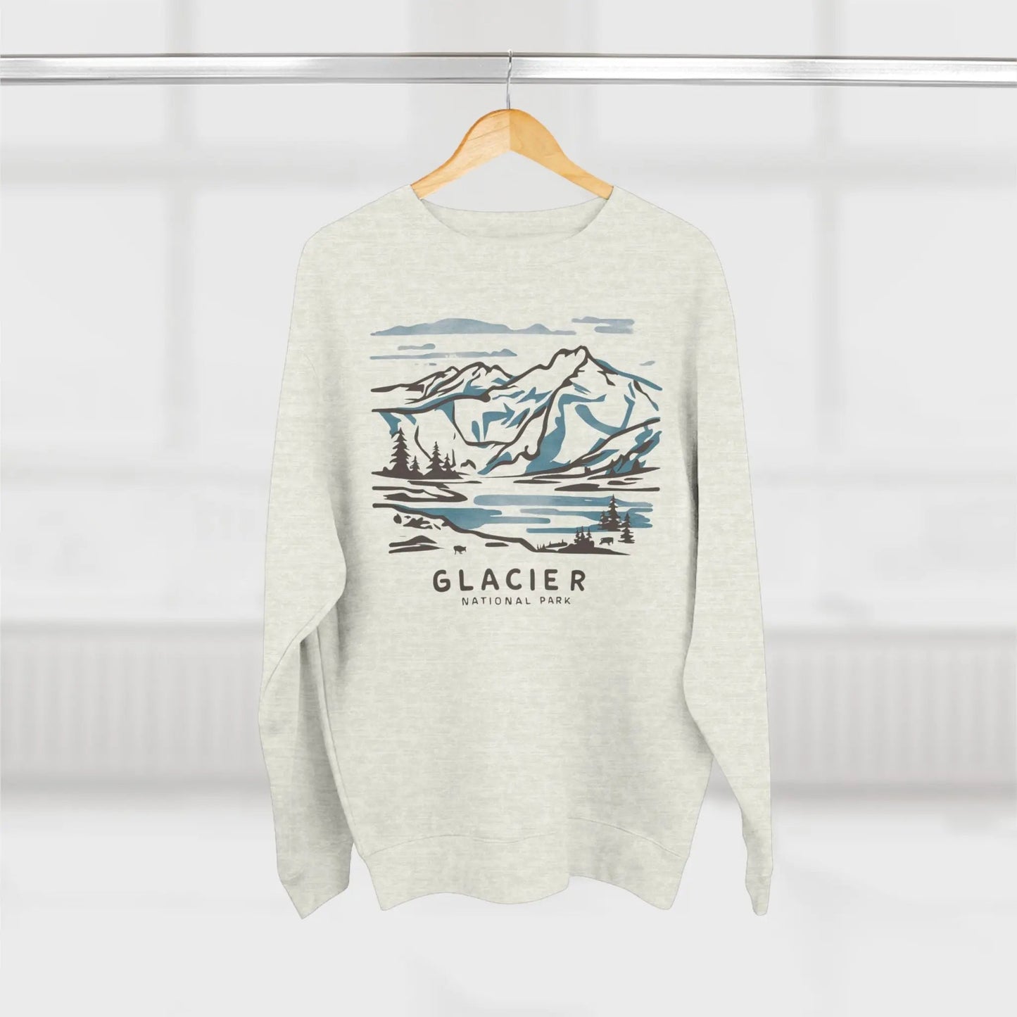 Glacier National Park Crewneck Sweatshirt