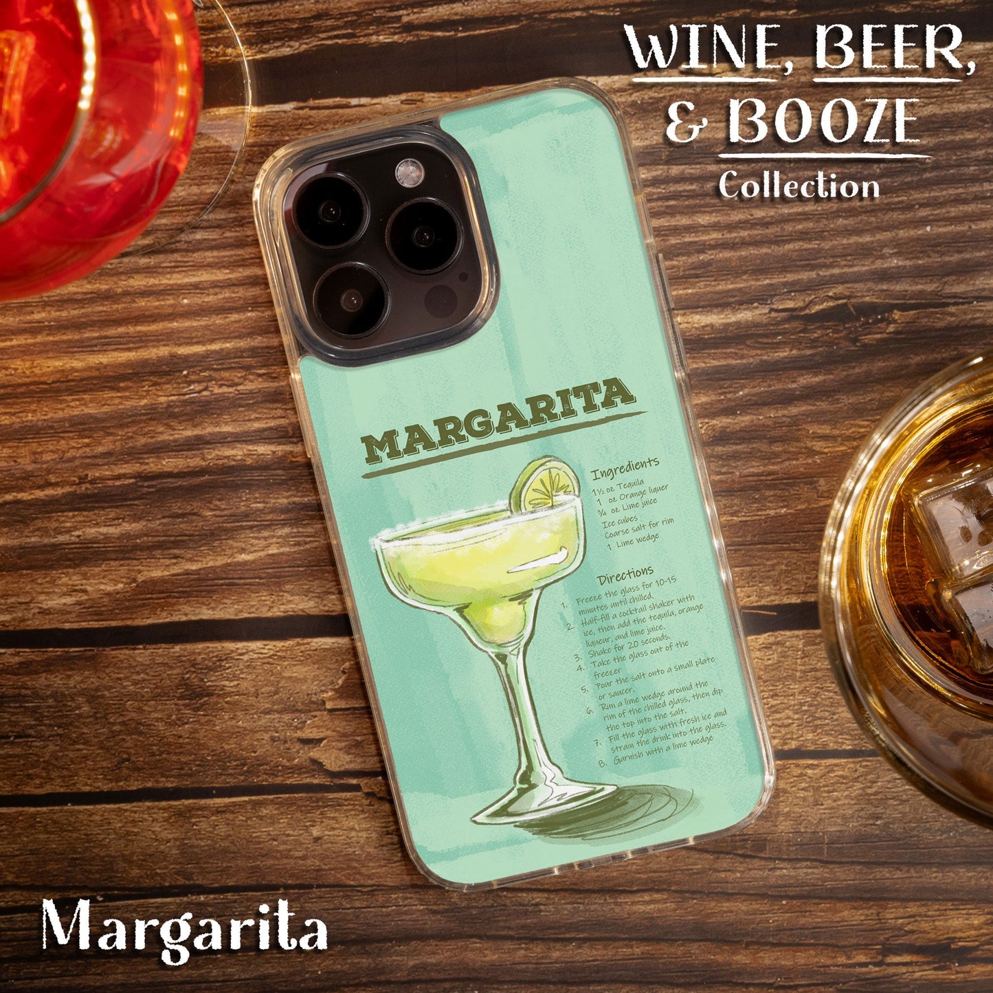 Wine, Beer, & Booze HD Apple iPhone 11 Series Phone Case