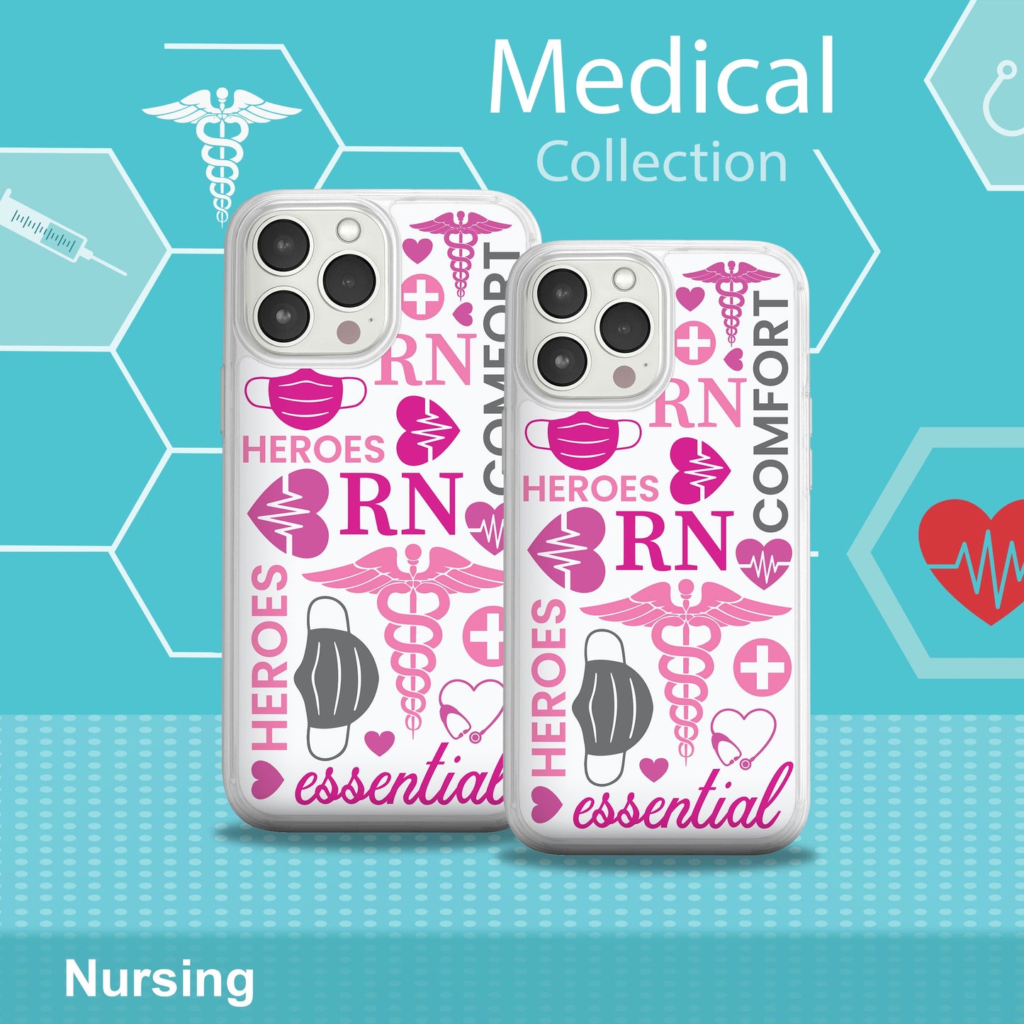 Nurse HD Apple iPhone 13 Series Mag-Safe Phone Case