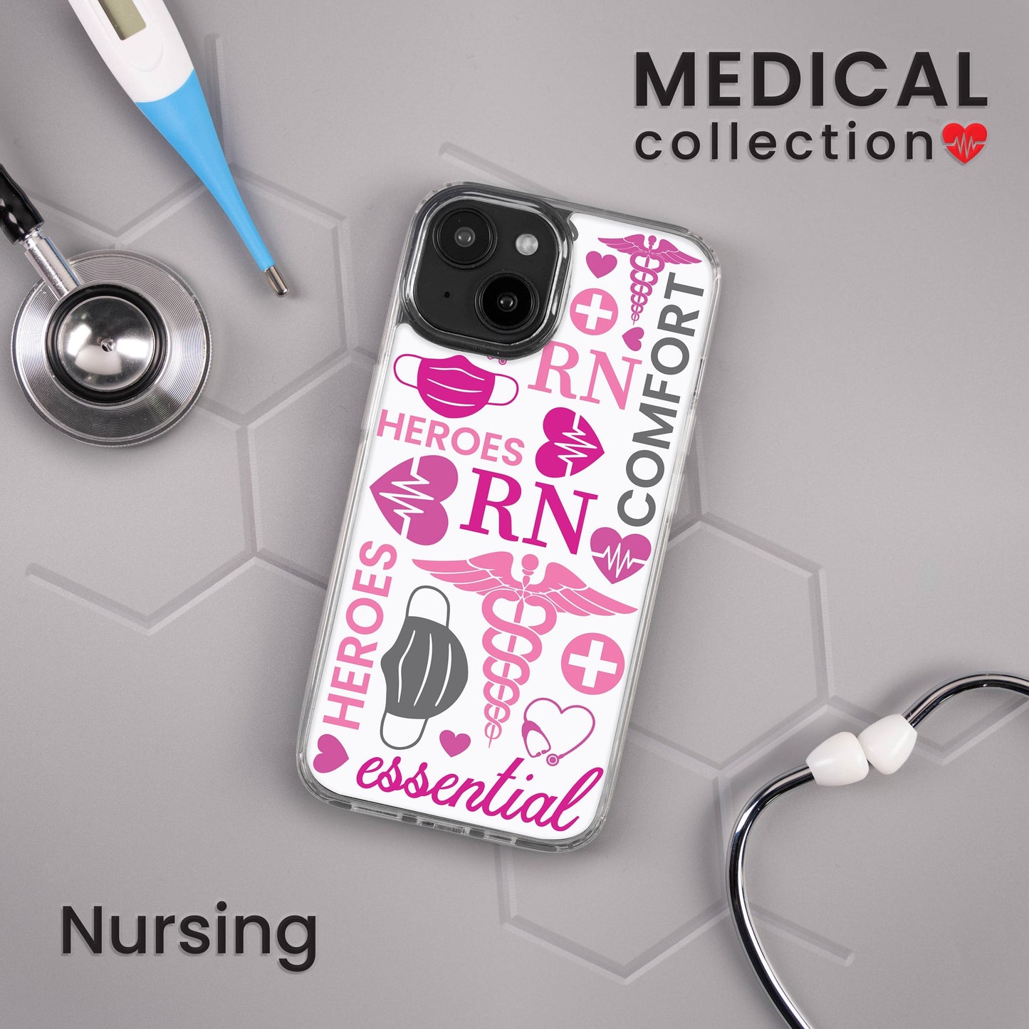 Nurse HD Apple iPhone 12 Series Mag-Safe Phone Case