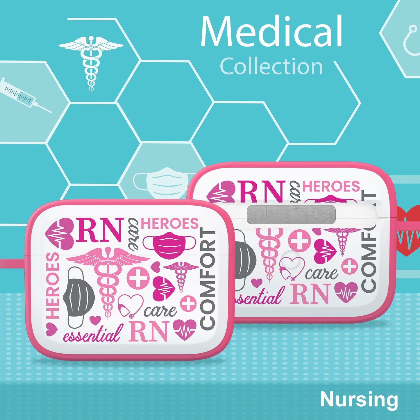 Nursing HDX Apple AirPods Pro 1 & 2 Case Cover