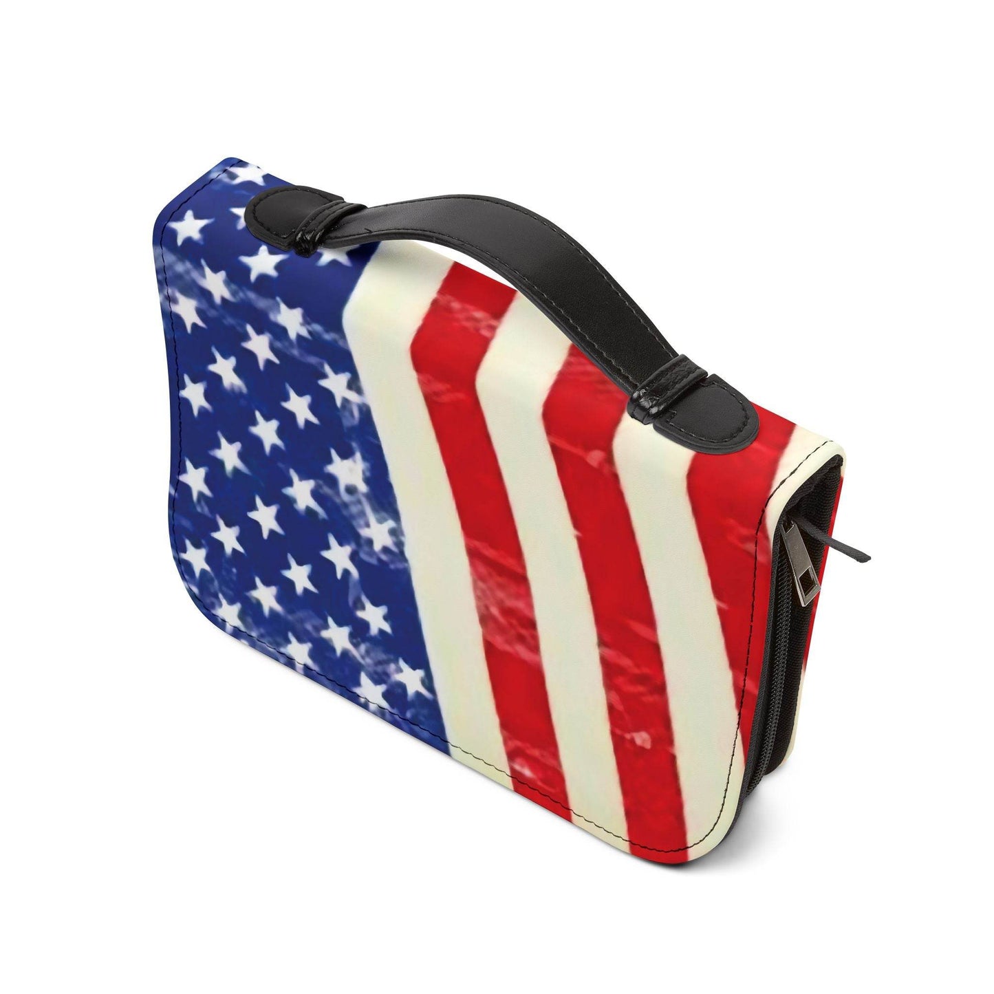 Patriotic Bible Cover - American Flag Design