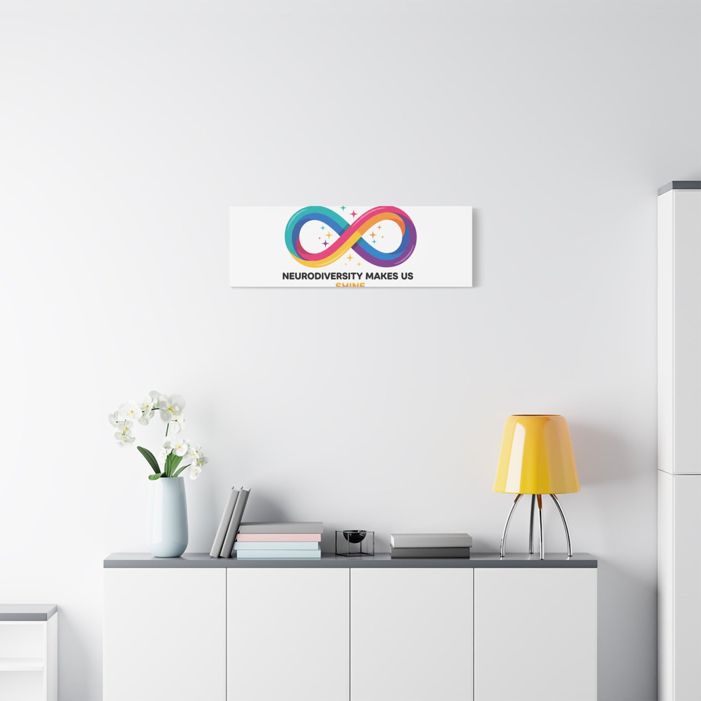 Neurodiversity Makes Us Shine Canvas | Autism Acceptance, Autistic Pride