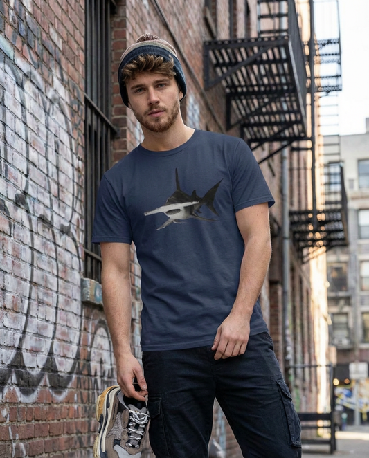 Hammerhead Shark, Shark Conservation, Moss Apparel, Unisex T-Shirt