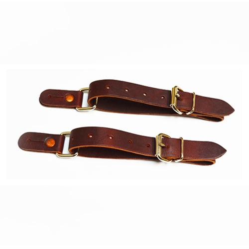 Jr Bull Riding Fold-Back Spur Straps – Youth Rodeo Leather Gear | Rodeo Hard