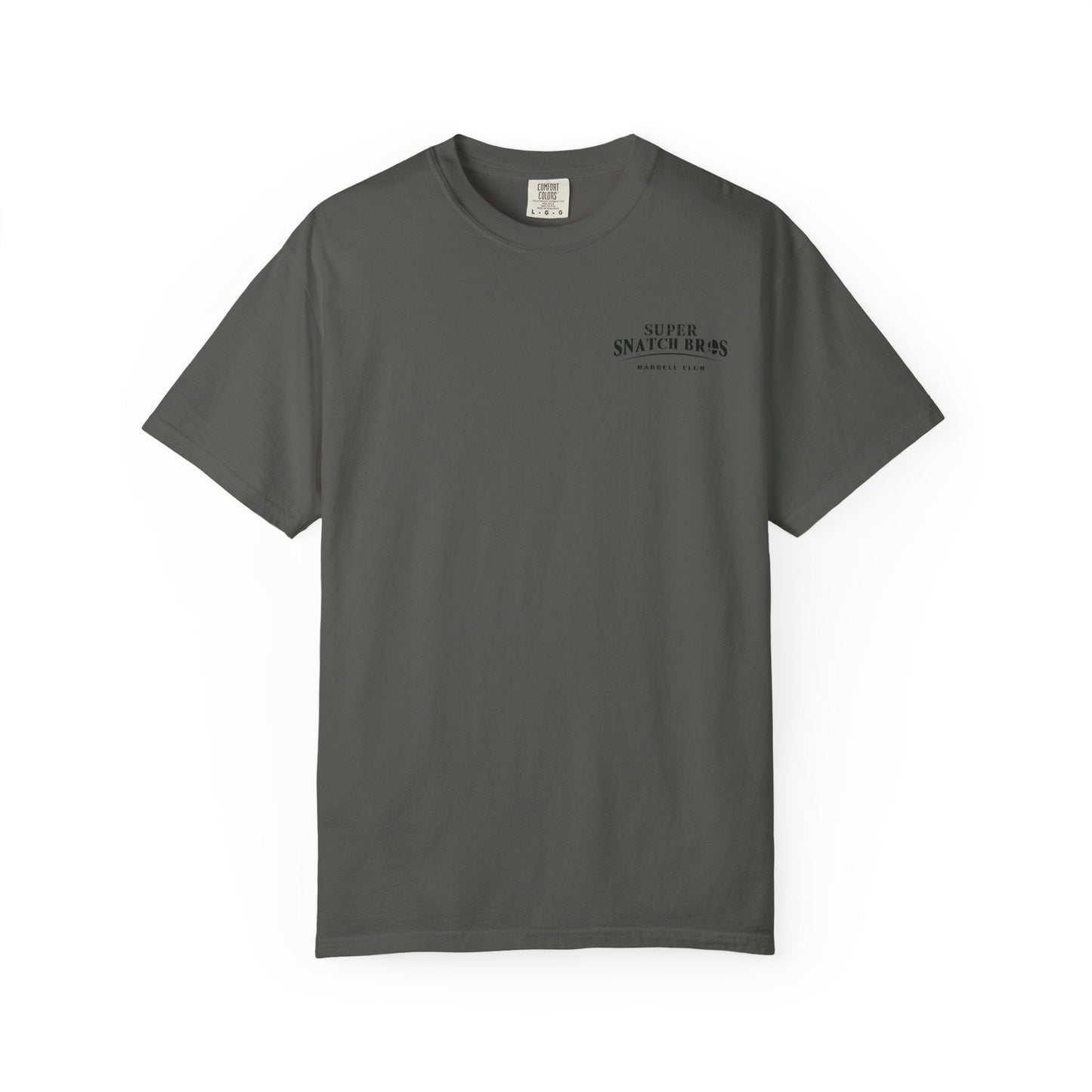 Super Snatch Bros Barbell Club — Chest Logo Tee
