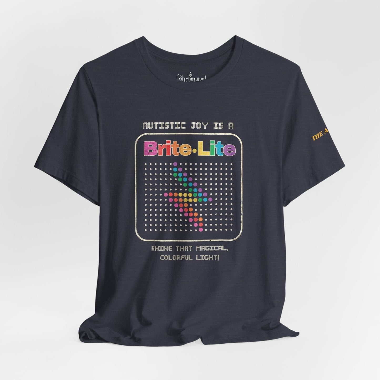 Autistic Joy is a Bright Light - Adult Unisex Jersey Tee
