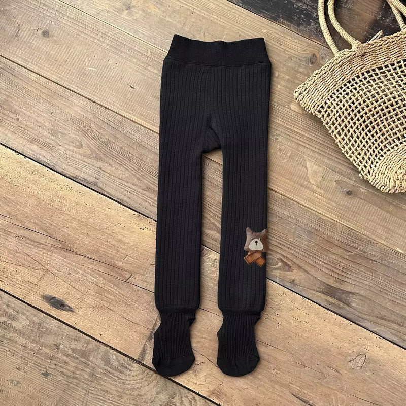 Cozy Fleece-Lined Leggings for Kids- Cozy & Soft