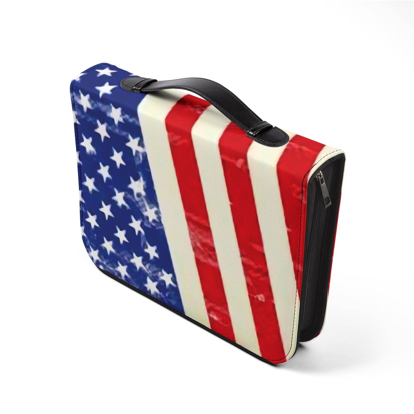 Patriotic Bible Cover - American Flag Design