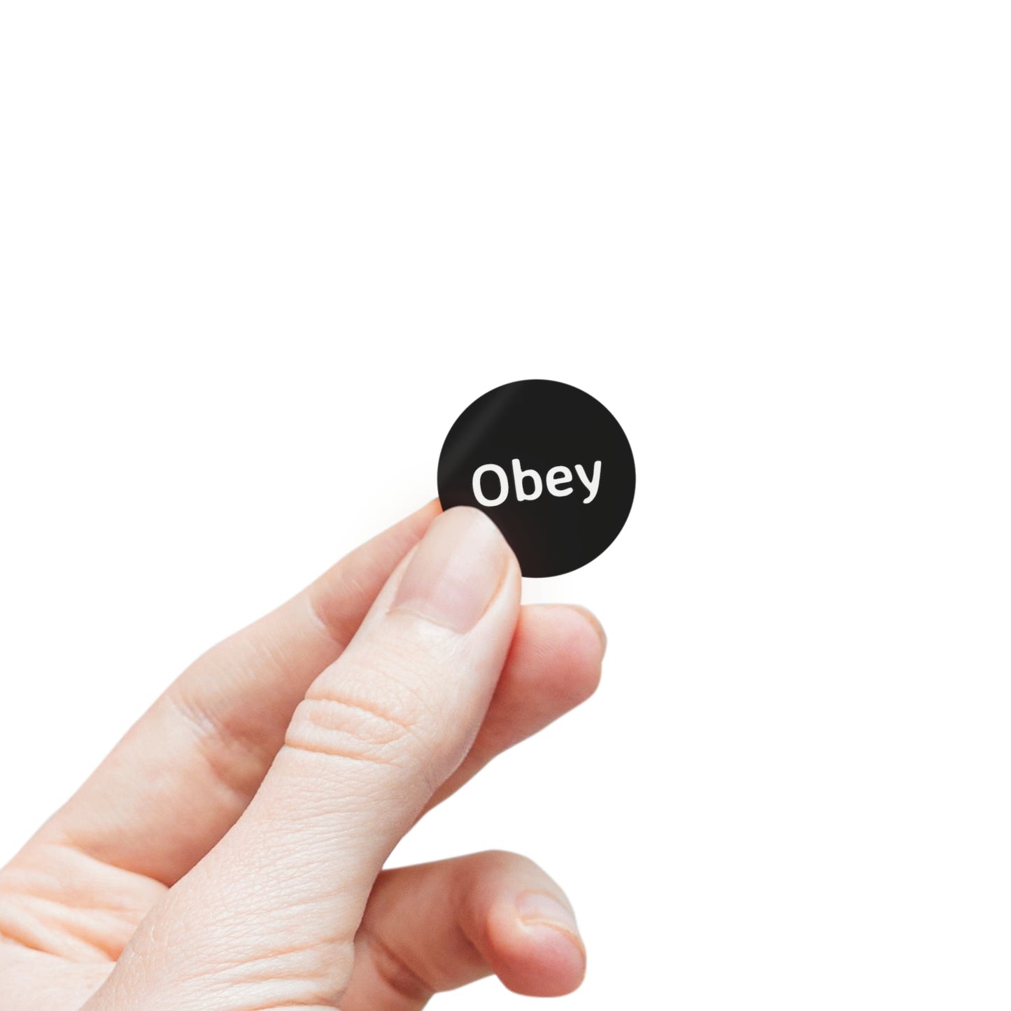 Round Sticker Label Rolls - Obey