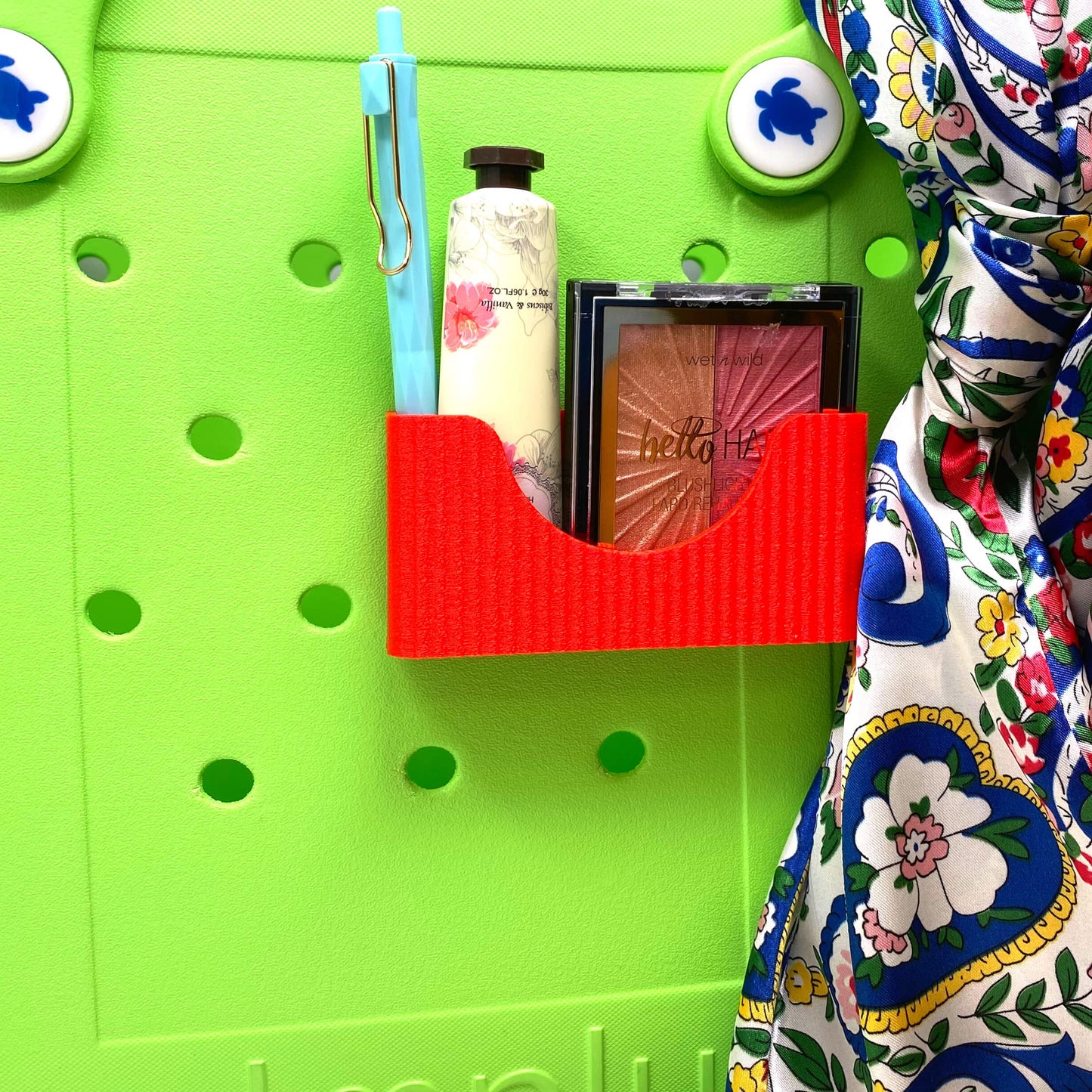 Boglets PREMIUM - Wallet Holder Accessories - Premium Collection - Compatible with Bogg Bag, Simply Southern & other Tote Bags - Decorative Accessories & Organizers - Made in USA - [Red]