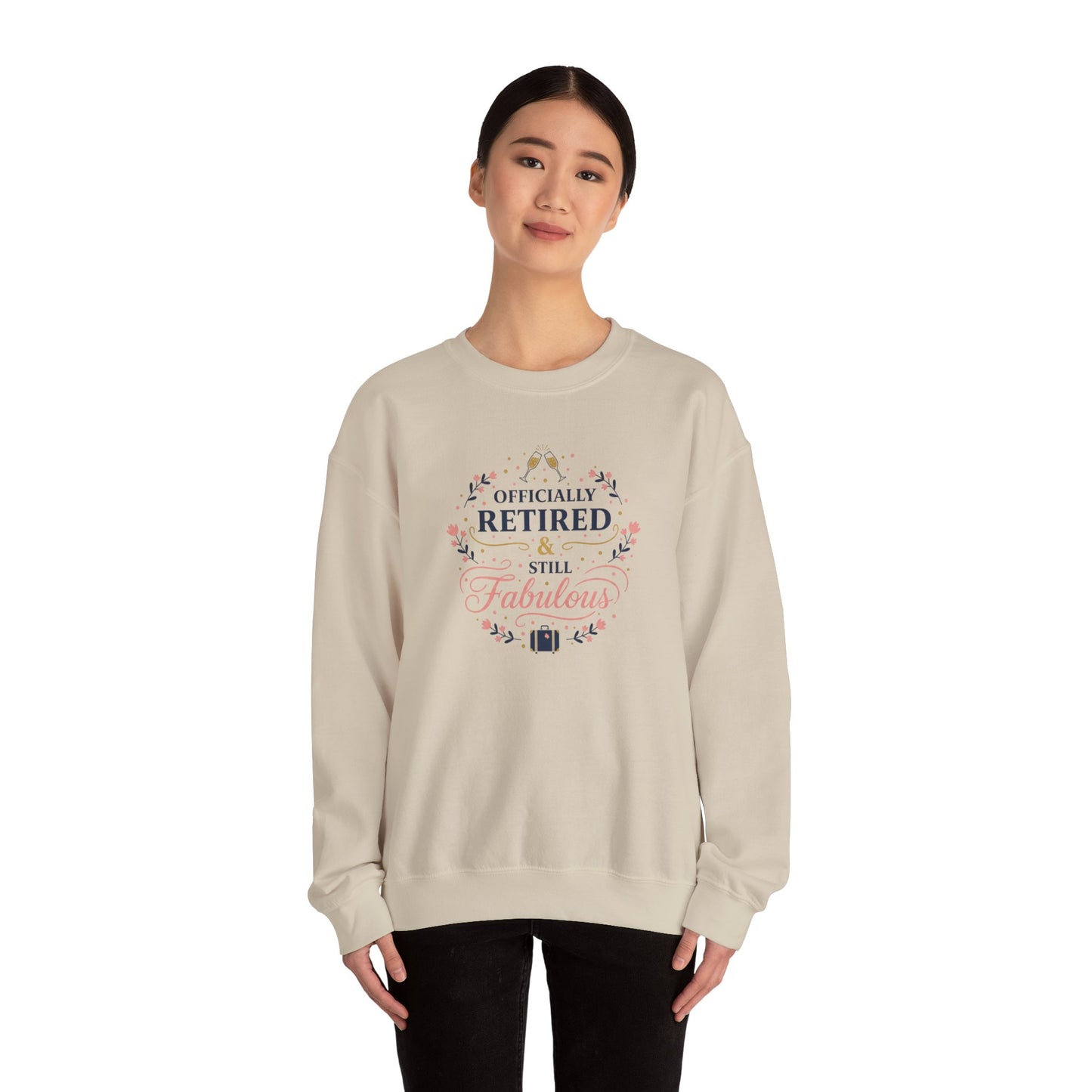 Officially Retired & Still Fabulous Sweatshirt | retirement gifts for women, personalized retirement gifts