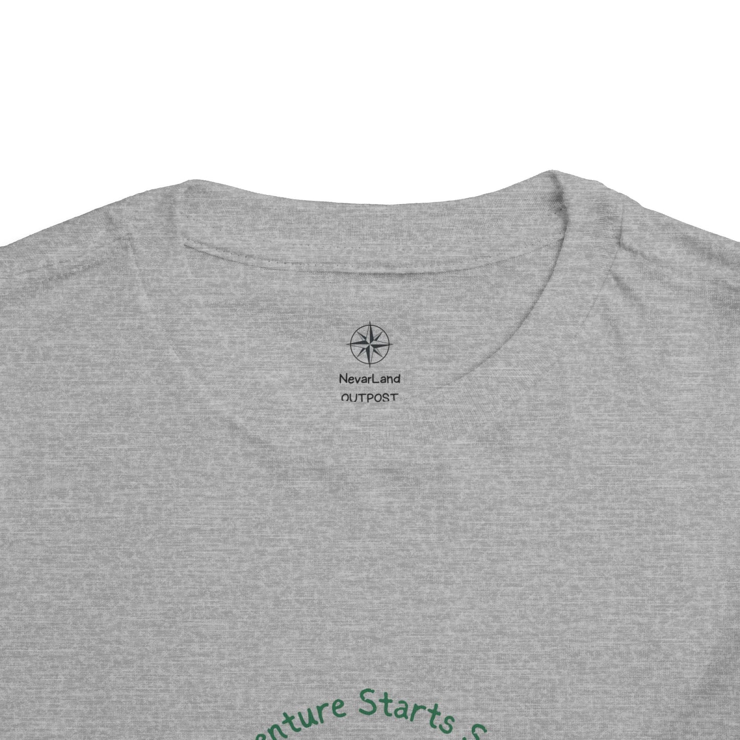 "Adventure Starts Small" Woodland Camper Graphic - Toddler Tee
