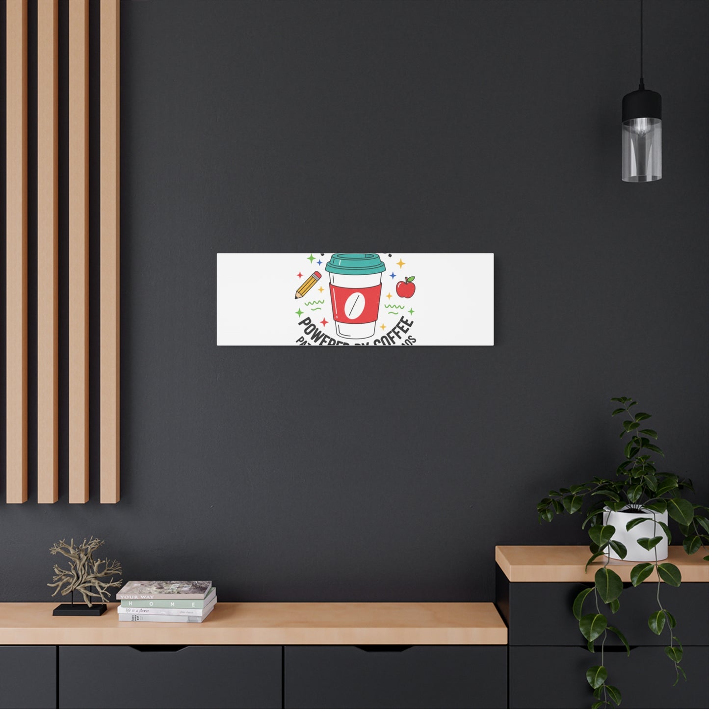 Teaching Powered by Coffee Canvas, Teacher Appreciation Gifts | Teacher Life, Classroom Humor