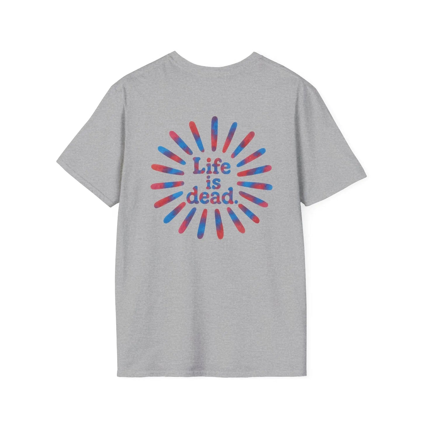 Two-Sided Tie Dye Sunburst and Jerry Life is dead.® × Grateful Dead Tee
