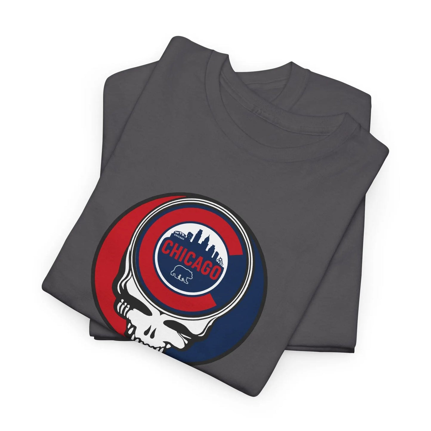 Chicago Cubs original Stealie × Grateful Dead Tee