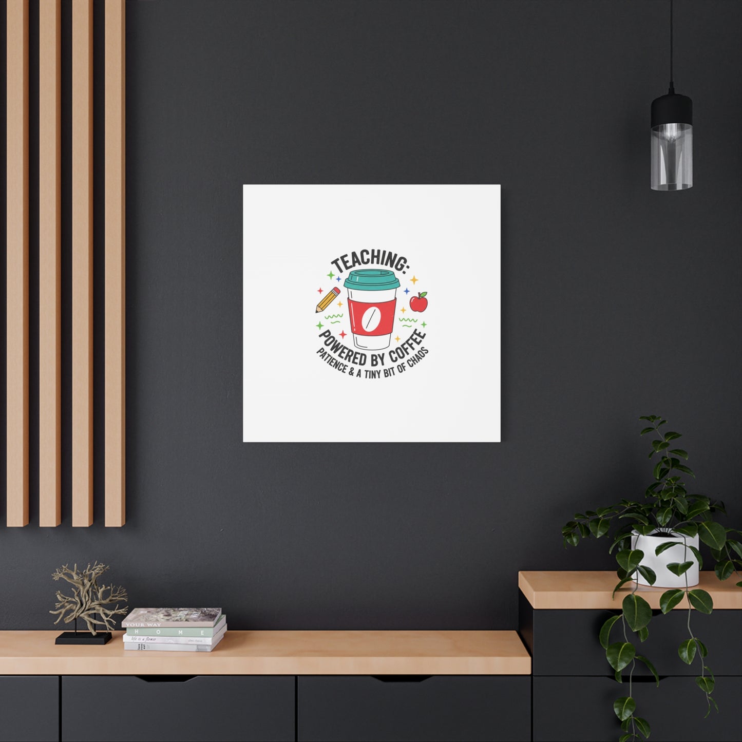 Teaching Powered by Coffee Canvas, Teacher Appreciation Gifts | Teacher Life, Classroom Humor