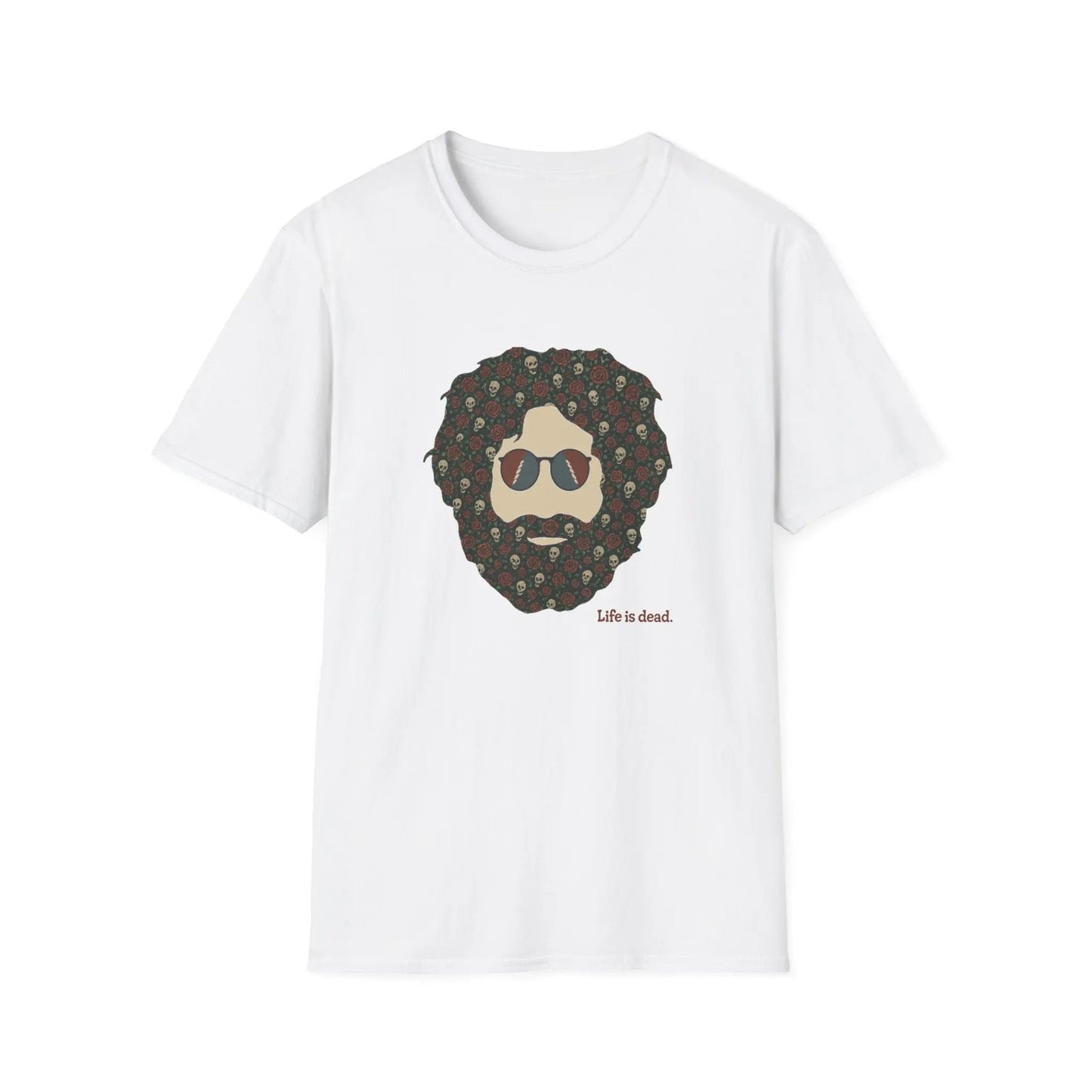 Skull & Roses Jerry Life is dead.® T-Shirt