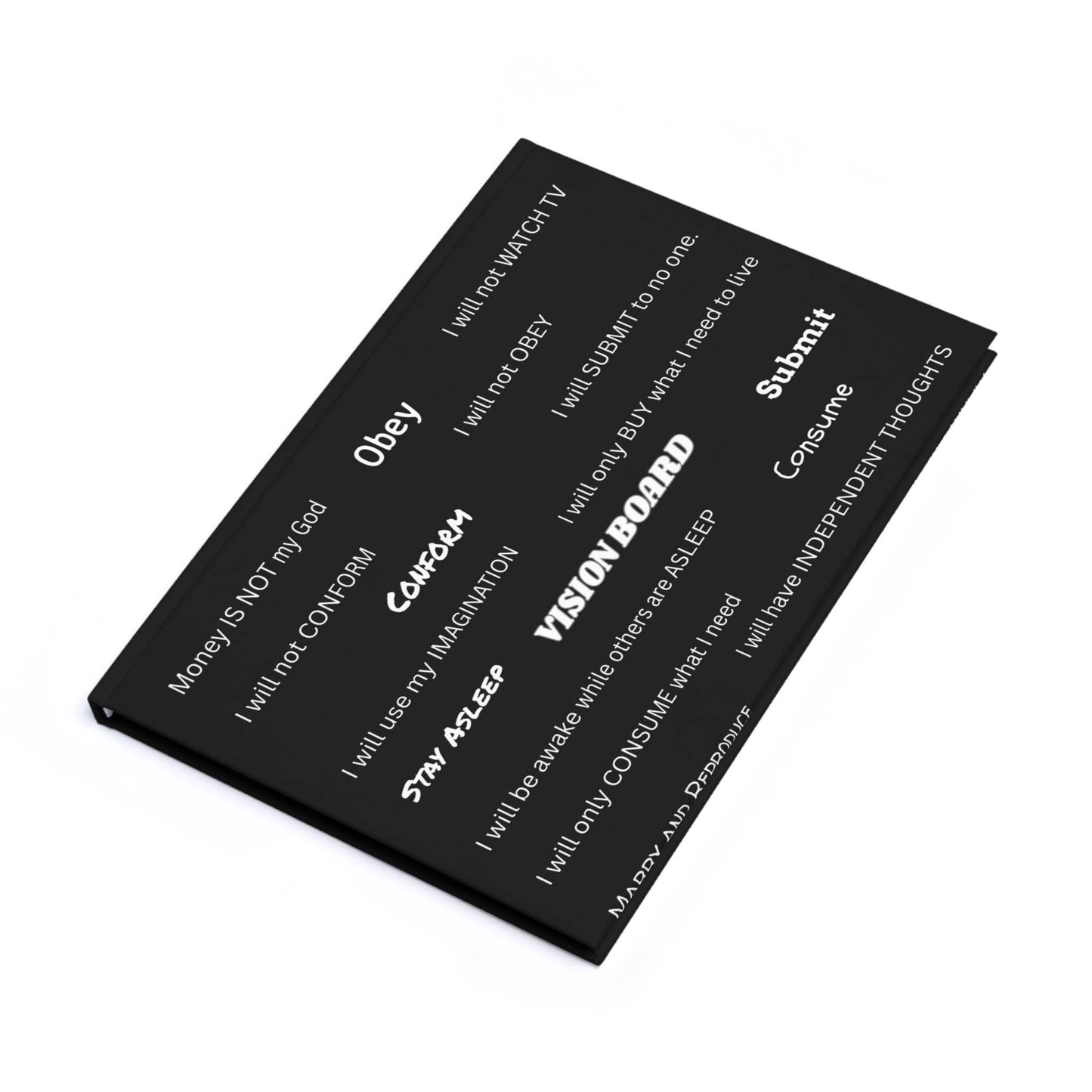 Vision Board Hardcover Journal - A5 - Inspire Creativity & Independent Thinking