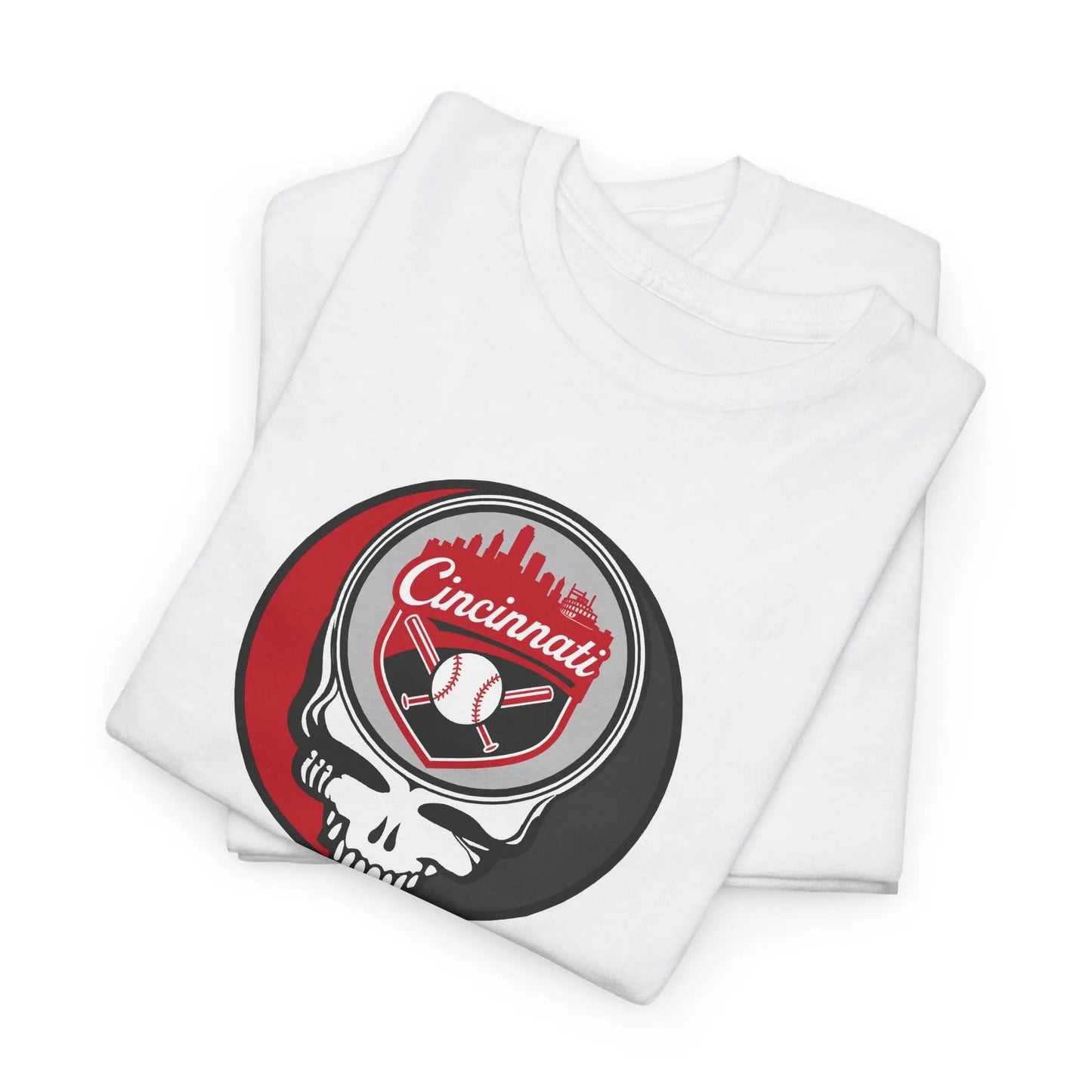 Cincinnati Reds Original Stealie × Grateful Dead Tee