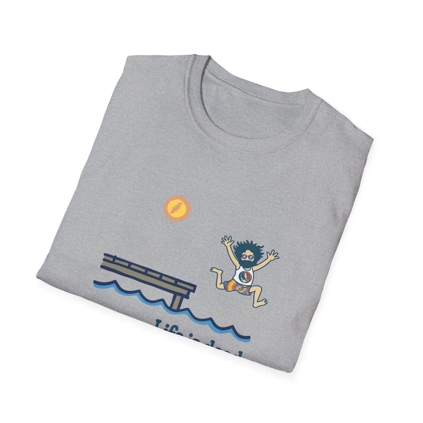 Life is dead.® Jerry's Playin' At the Lake T-Shirt