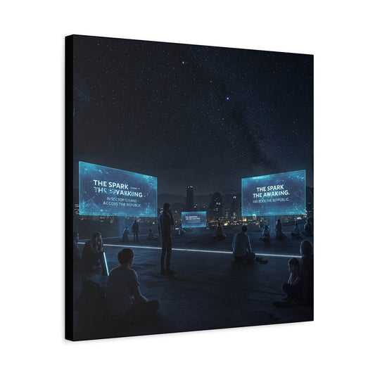 Inspirational Matte Canvas Art - 'The Spark: The Awakening'