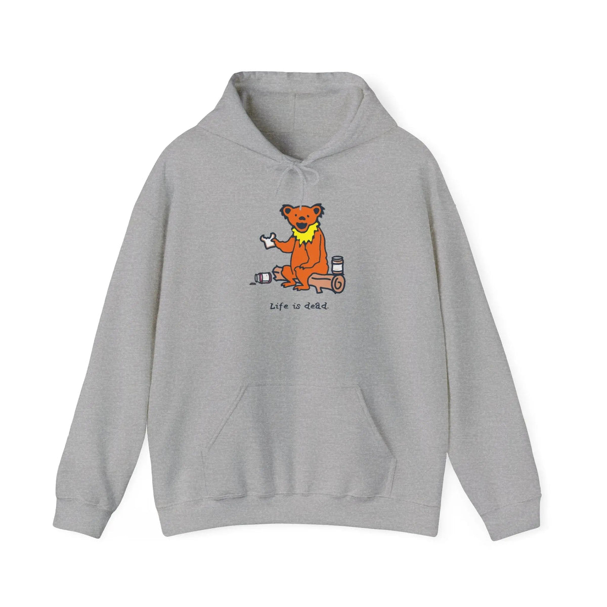 Life is dead.® Snackin' Bear Hoodie