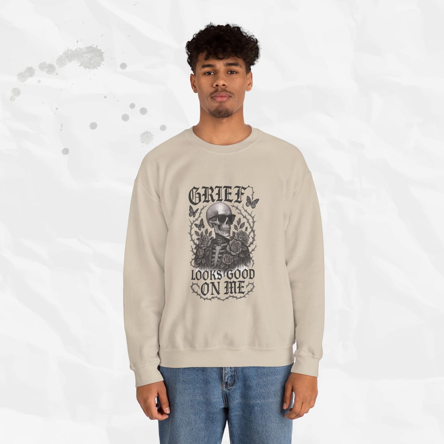Grief Looks Good on Me - Crewneck Sweatshirt
