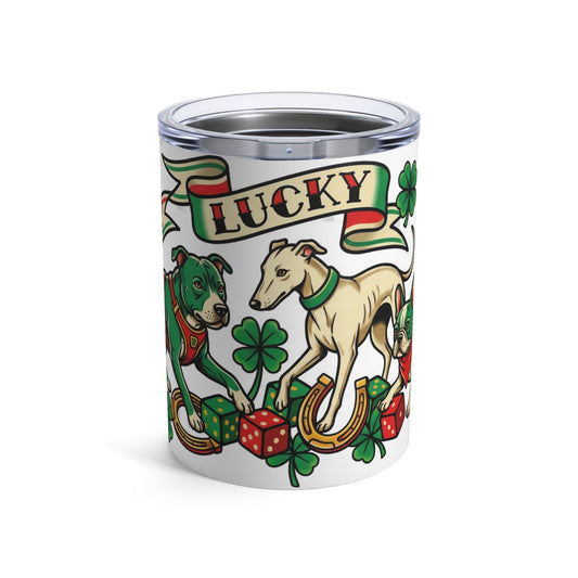 Tattoo Flash Pups - Lucky Charm 12oz Short Tumbler