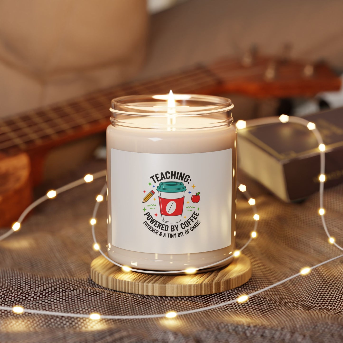 Teaching Powered by Coffee Soy Candle | Teacher Appreciation, Teacher Life